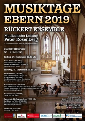 Ebener Musiktage vom 20. bis 22. September