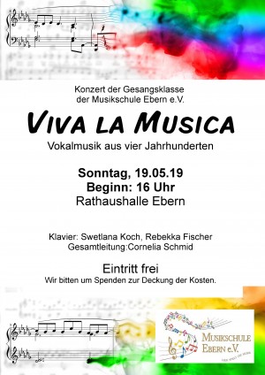 Viva la Musica - Konzert der Gesangsklasse