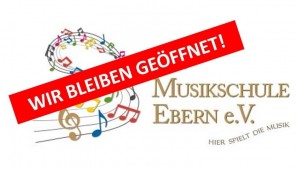 Musikschule bleibt weiterhin geöffnet!